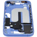 Mid-Frame Housing W/ Small Parts For iPhone 16 (EU / Global Version) (Used OEM Pull: Grade A) (Ultramarine)