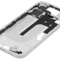 Mid-Frame Housing W/ Small Parts For iPhone 16 (EU / Global Version) (Used OEM Pull: Grade A) (White)