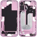 Mid-Frame Housing W/ Small Parts For iPhone 16 Plus (EU / Global Version) (Used OEM Pull: Grade A) (Pink)