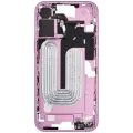 Mid-Frame Housing W/ Small Parts For iPhone 16 Plus (EU / Global Version) (Used OEM Pull: Grade A) (Pink)