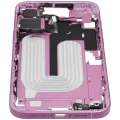 Mid-Frame Housing W/ Small Parts For iPhone 16 Plus (EU / Global Version) (Used OEM Pull: Grade A) (Pink)