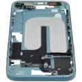 Mid-Frame Housing W/ Small Parts For iPhone 16 Plus (EU / Global Version) (Used OEM Pull: Grade A) (Teal)