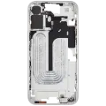 Mid-Frame Housing W/ Small Parts For iPhone 16 Plus (EU / Global Version) (Used OEM Pull: Grade A) (White)