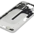 Mid-Frame Housing W/ Small Parts For iPhone 16 Plus (EU / Global Version) (Used OEM Pull: Grade A) (White)