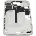 Mid-Frame Housing W/ Small Parts For iPhone 16 Plus (EU / Global Version) (Used OEM Pull: Grade A) (White)