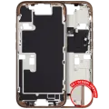 Mid-Frame Housing W/ Small Parts For iPhone 16 Pro (EU / Global Version) (Used OEM Pull: Grade A) (Desert Titanium)