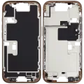 Mid-Frame Housing W/ Small Parts For iPhone 16 Pro (EU / Global Version) (Used OEM Pull: Grade A) (Desert Titanium)