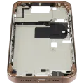 Mid-Frame Housing W/ Small Parts For iPhone 16 Pro (EU / Global Version) (Used OEM Pull: Grade A) (Desert Titanium)