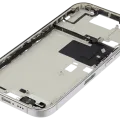 Mid-Frame Housing W/ Small Parts For iPhone 16 Pro (EU / Global Version) (Used OEM Pull: Grade A) (White Titanium)