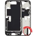 Mid-Frame Housing W/ Small Parts For iPhone 16 Pro Max (EU / Global Version) (Used OEM Pull: Grade A) (Black Titanium)