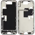 Mid-Frame Housing W/ Small Parts For iPhone 16 Pro Max (EU / Global Version) (Used OEM Pull: Grade A) (White Titanium)