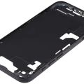 Середня рамка з дрібними деталями для iPhone 16e / 17e (EU / Global Version) (Used OEM Pull: Grade A) (чорний)
