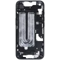 Середня рамка з дрібними деталями для iPhone 16e / 17e (EU / Global Version) (Used OEM Pull: Grade A) (чорний)