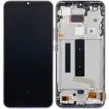 OLED Assembly With Frame For Xiaomi Mi 10 Lite 5G (Aftermarket Plus) (Cosmic Gray)