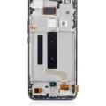 OLED Assembly With Frame For Xiaomi Mi 10 Lite 5G (Aftermarket Plus) (Cosmic Gray)