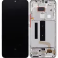 OLED Assembly With Frame For Xiaomi Mi 10 Lite 5G (Aftermarket Plus) (Dream White)