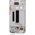 OLED Assembly With Frame For Xiaomi Mi 10 Lite 5G (Aftermarket Plus) (Dream White)