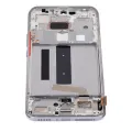 OLED Assembly With Frame For Xiaomi Mi 10 Lite 5G (Aftermarket Plus) (Dream White)