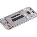 OLED Assembly With Frame For Xiaomi Mi 10 Lite 5G (Refurbished) (Dream White)