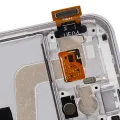 OLED Assembly With Frame For Xiaomi Mi 10 Lite 5G (Refurbished) (Dream White)