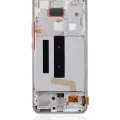 OLED Assembly With Frame For Xiaomi Mi 10 Lite 5G (Refurbished) (Dream White)