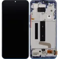 OLED Assembly With Frame For Xiaomi Mi 10 Lite 5G (Refurbished) (Aurora Blue)