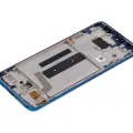 OLED Assembly With Frame For Xiaomi Mi 10 Lite 5G (Refurbished) (Aurora Blue)