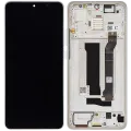 OLED Assembly With Frame For Xiaomi Redmi Turbo 4 / Xiaomi Poco X7 Pro (Refurbished) (White)