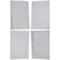 Faceplate Cover (Top & Bottom) For Sony PlayStation 5 Disc Edition (White)