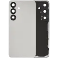 Back Cover Glass With Camera Lens For Samsung Galaxy S25 5G (No Logo) (Aftermarket Plus) (Silver Shadow)