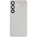 Back Cover Glass With Camera Lens For Samsung Galaxy S25 5G (No Logo) (Aftermarket Plus) (Silver Shadow)