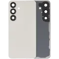 Back Cover Glass With Camera Lens For Samsung Galaxy S25 5G (No Logo) (Aftermarket Plus) (Pink Gold)