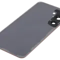 Back Cover Glass With Camera Lens For Samsung Galaxy S25 5G (No Logo) (Aftermarket Plus) (Coral Red)