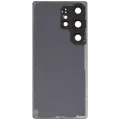 Back Cover Glass With Camera Lens For Samsung Galaxy S25 Ultra 5G (No Logo) (Aftermarket Plus) (Titanium Silver Blue)