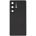 Back Cover Glass With Camera Lens For Samsung Galaxy S25 Ultra 5G (No Logo) (Aftermarket Plus) (Titanium Black)