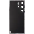 Back Cover Glass With Camera Lens For Samsung Galaxy S25 Ultra 5G (No Logo) (Aftermarket Plus) (Titanium Black)
