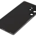 Back Cover Glass With Camera Lens For Samsung Galaxy S25 Ultra 5G (No Logo) (Aftermarket Plus) (Titanium Gray)