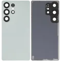 Back Cover Glass With Camera Lens For Samsung Galaxy S25 Ultra 5G (No Logo) (Aftermarket Plus) (Titanium Jade Green)