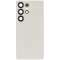 Back Cover Glass With Camera Lens For Samsung Galaxy S25 Ultra 5G (No Logo) (Aftermarket Plus) (Titanium Pink Gold)
