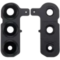 Back Camera Lens With Cover Bezel Ring For Samsung Galaxy S25 Plus 5G (Blue Black)