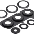 Back Camera Lens With Cover Bezel Ring For Samsung Galaxy S25 Plus 5G (Blue Black)
