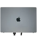Complete LCD Display Assembly For MacBook Pro 16" (A3403 / A3186 Late 2024) (Pre-installed Lid Angle Sensor cable) (Used OEM Pull: Grade A) ( Silver)