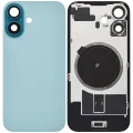 Back Glass w/ MagSafe Magnet For iPhone 16 (No Logo) (Aftermarket) (Teal)