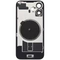 Back Glass w/ MagSafe Magnet For iPhone 16 (No Logo) (Aftermarket) (Teal)