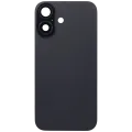Back Glass w/ MagSafe Magnet For iPhone 16 (No Logo) (Aftermarket) (Black)