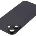 Back Glass w/ MagSafe Magnet For iPhone 16 (No Logo) (Aftermarket) (Black)