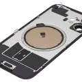 Back Glass w/ MagSafe Magnet For iPhone 16 (Aftermarket) (Pink) (No Logo)