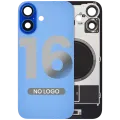 Back Glass w/ MagSafe Magnet For iPhone 16 (No Logo) (Aftermarket) (Ultramarine)