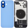 Back Glass w/ MagSafe Magnet For iPhone 16 (No Logo) (Aftermarket) (Ultramarine)