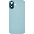 Back Glass w/ MagSafe Magnet For iPhone 16 Plus (No Logo) (Aftermarket) (Teal)